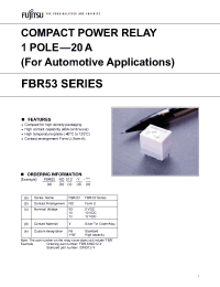 Datasheet FBR53 manufacturer Fujitsu